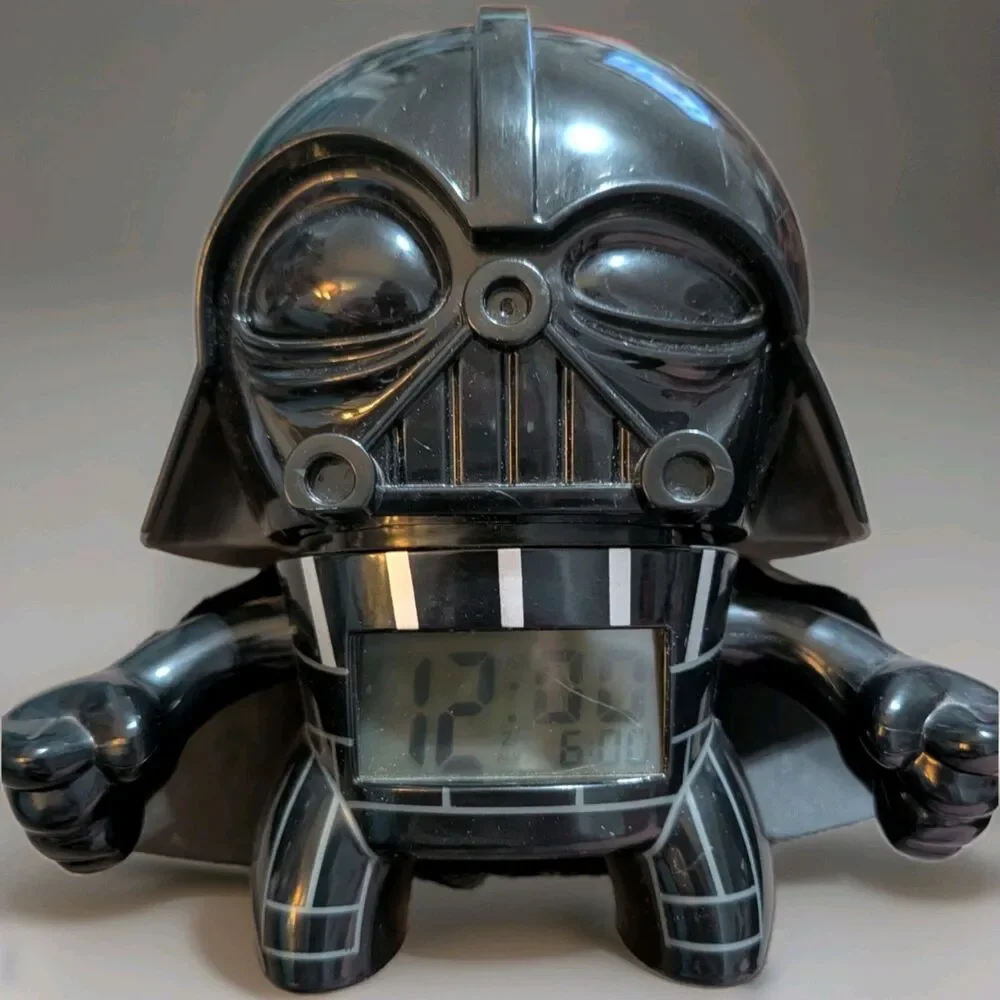 BulbBotz Star Wars Darth Vader Digital Alarm Clock Night Light Light-Up